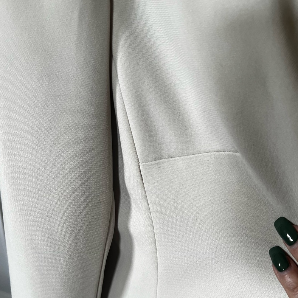 Beige, Single Breasted-Side Pockets-Long sleeves … - image 5